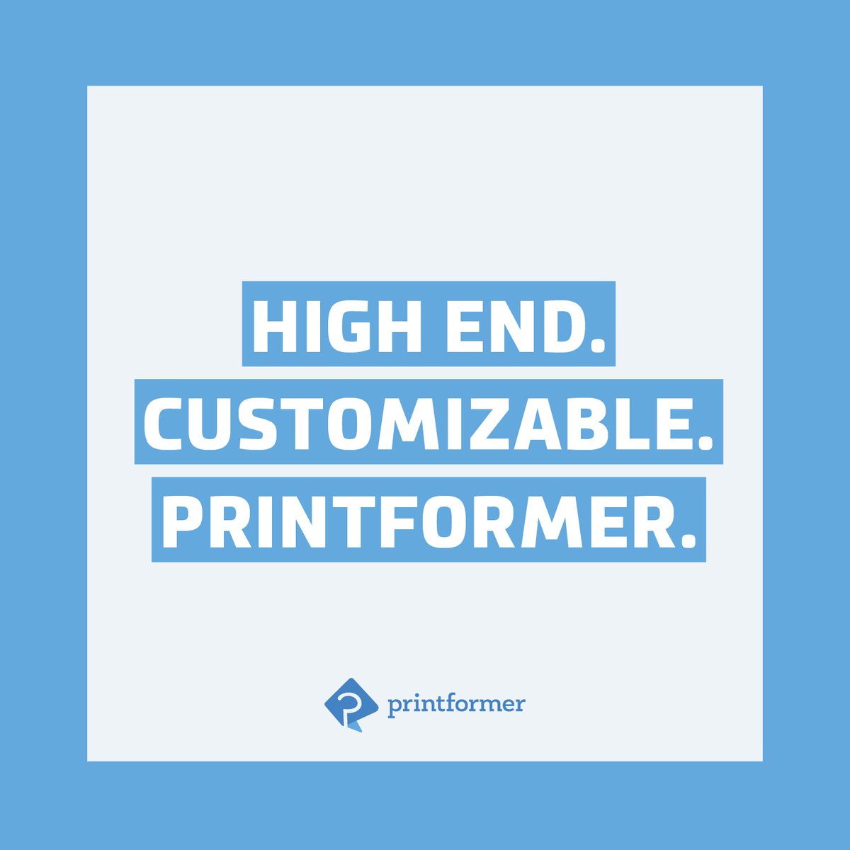 risscsolutions's tweet image. HIGH END. CUSTOMIZABLE. PRINTFORMER. Unser Online Editor bringt Ihr Business auf den nächsten Level. Mehr: rissc.de

#onlineprint #performance #rissc #risscsolutions #printformer #web2print #web2publish #discoveringnewdimensions #readyforfuture