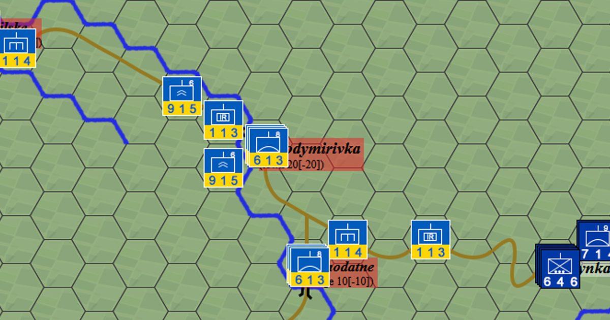 warbloghex's tweet photo. Road to Pavlivka - 2022 (Ukraine Special Operation)

https://t.co/li87VqLZ1T

#UkraineWar #Pavlivka #Mykilske #Volodymirivka #Blahodatne #Donetsk #hexandcounter #boardgames #strategy #war #military #russiawar #warblog https://t.co/cTzTChyGJQ