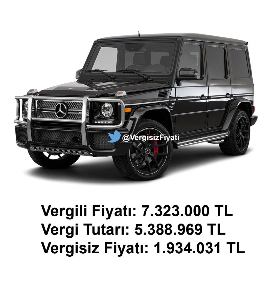 Mercedes-AMG G 63 vergisiz fiyatı ne kadar?