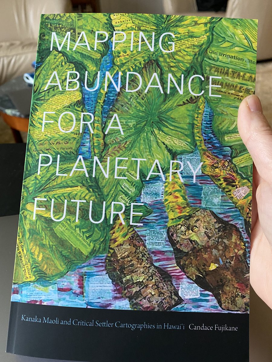 I needed this right now! 🙏 ⁦@fujikane1⁩ #PlanetaryHealth #IndigenousResurgence I hope to meet the author when I’m visiting the island next week… 🤞