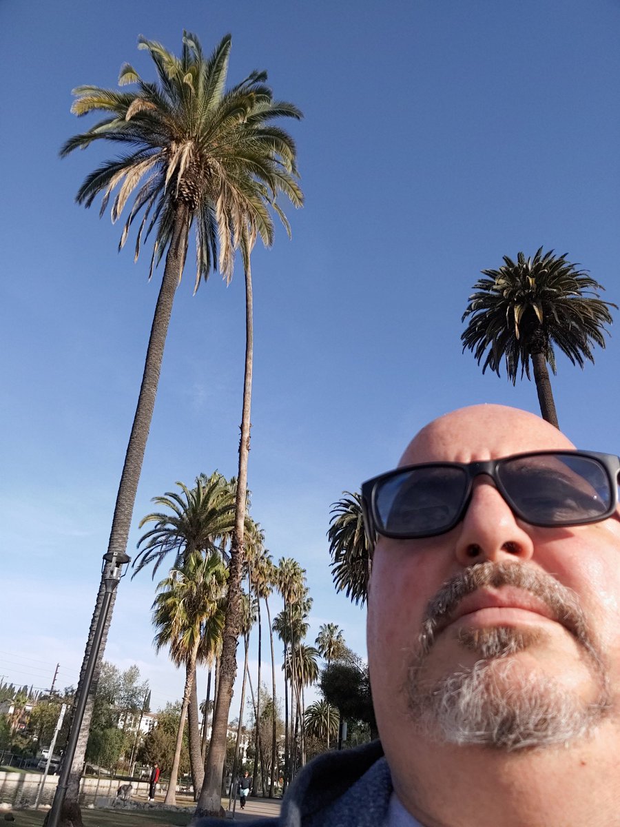 joetinla's tweet photo. First full day off in months so I thought I'd come out and enjoy the sunshine and palm trees. #Iforgothowtoact https://t.co/EtNJ4Pkykb