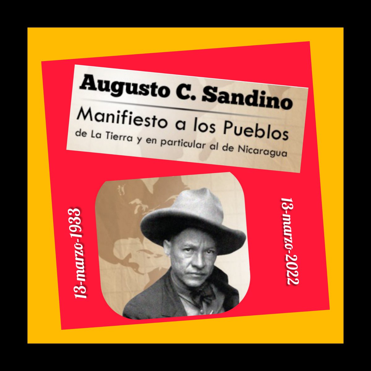 “Soy independiente del Gobierno y permanezco en las mismas regiones Segovianas no saldré del país... aprovecharé este tiempo para organizar cooperativas agrícolas, en estas regiones q x siglo han permanecido abandonada de los hombres del estado”

#Nicaragua 
#UnidosEnVictorias