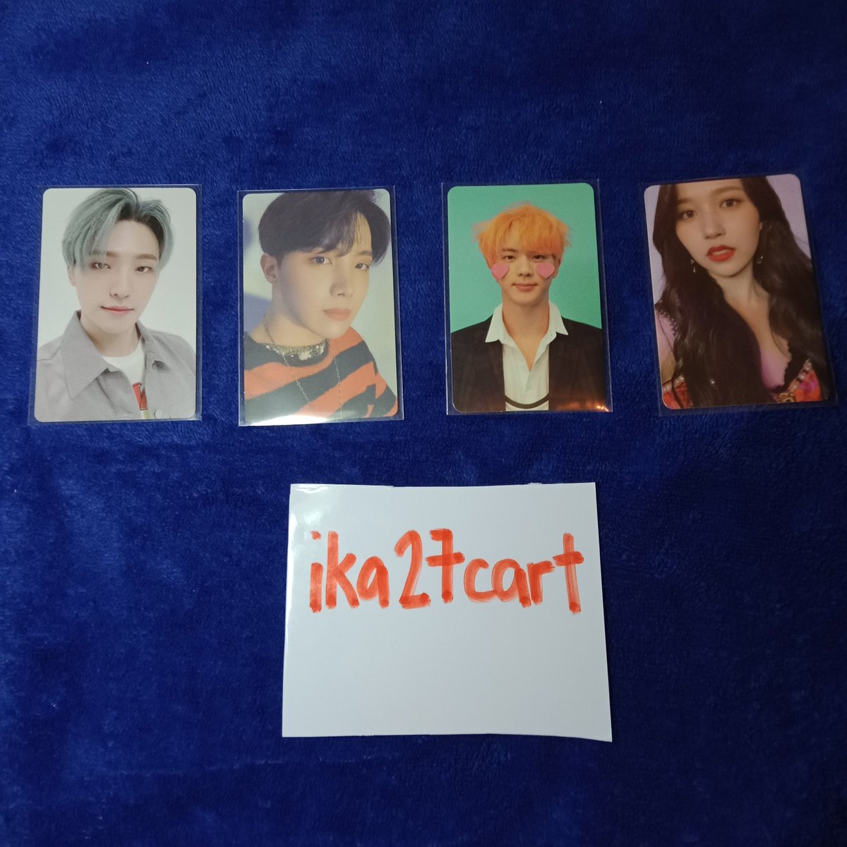 ika27cart's tweet photo. [#ika_trades]
wtt lft

have: see pics
want:
 - svt: joshua, jeonghan
 - enhypen: jake (jake pusa pls huhu), sunghoon
 - twice: chaeyoung
 - bts: taehyung 
 - or drop offers!!

🏷️ attacca dilemma taste of love jay braso dk dino mingyu woozi s.coups niki jhope jin mina wonwoo sunoo https://t.co/IbVITar50t