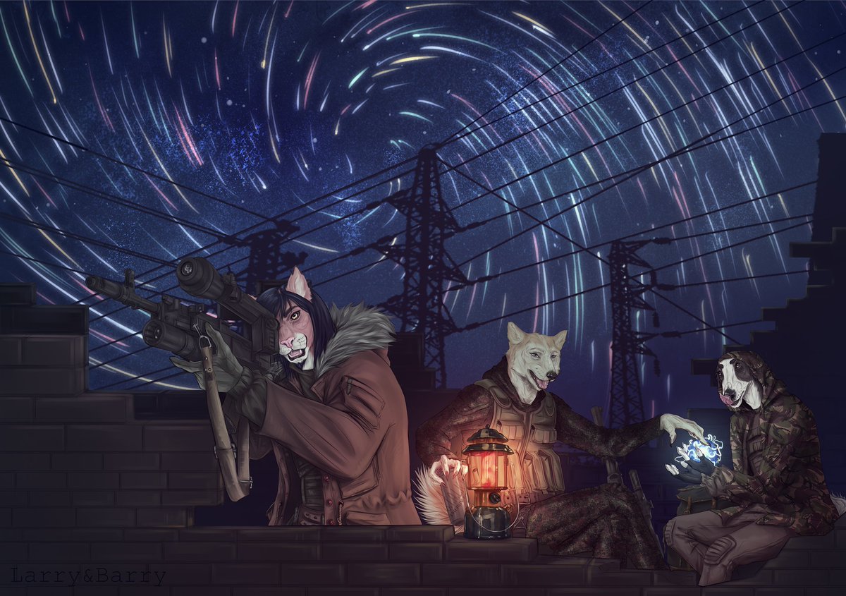 <Light Bringer> 🇺🇦🇷🇺🇧🇾
another very peaceful night in chernobyl zone
#STALKER2 #artforUA #ArtForUkraine 

credit: vk.com/larry_barry