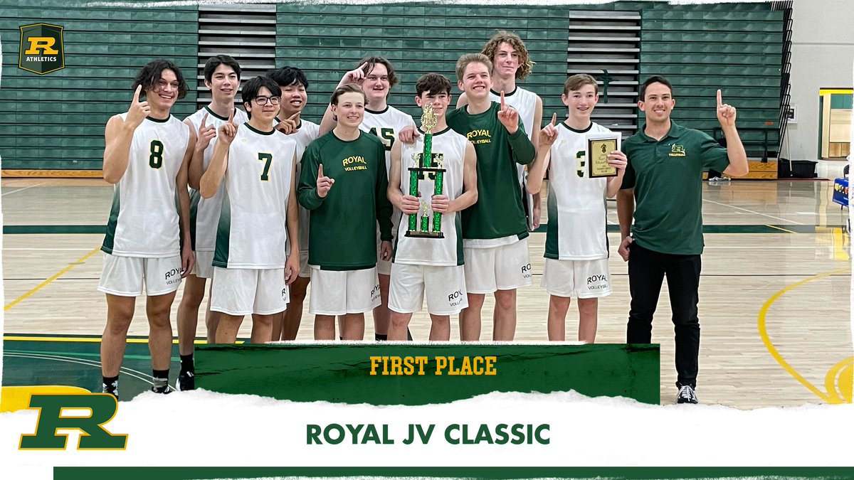 Congrats to JV @royalhighbvb for taking 1st Place in the Royal JV Classic. @theroyalHS <a href="/vcspreps/">VCS Preps</a> <a href="/TheAcornSports/">Acorn Sports</a> @theroyalHS @MrD_RHS <a href="/teachERfurlong/">Reid Furlong</a> @RHSMissM @AaronJDobson <a href="/BROBERGROYAL/">Debbie Broberg</a> <a href="/WendyMayea/">Wendy Mayea</a> #RoyalLife #WilltoReign