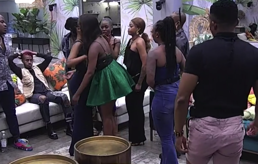 BBMzansi's tweet photo. Venus has been EVICTED!!! She's about to leave the #BBMzansi House.

Visit our site for exclusive videos: https://t.co/JWNQdRYXHB https://t.co/o16ImEcUD7