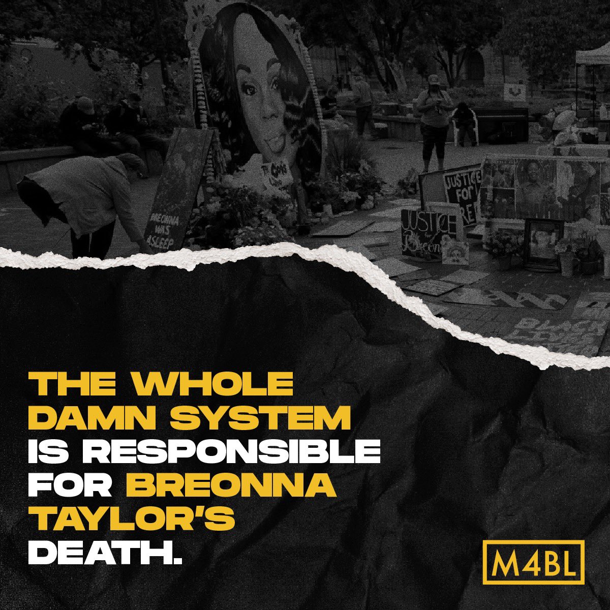 The whole damn system is responsible for Breonna Taylor’s death.