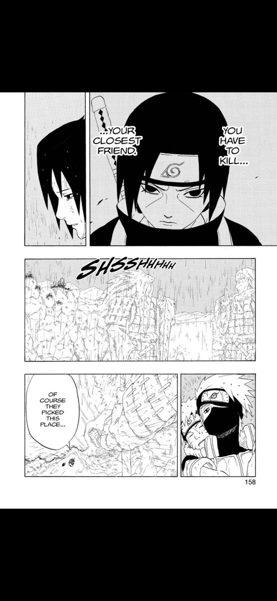 DrHadji's tweet photo. @_Vaughn22 @CrimsinKing @RichardOkpala @isntHam It is pretty heavily implied at the end of the first fight at the Valley of the End. There are more but just like OP it’s small details over a long long series and it makes it easy to miss. https://t.co/rwfU4jyzGk