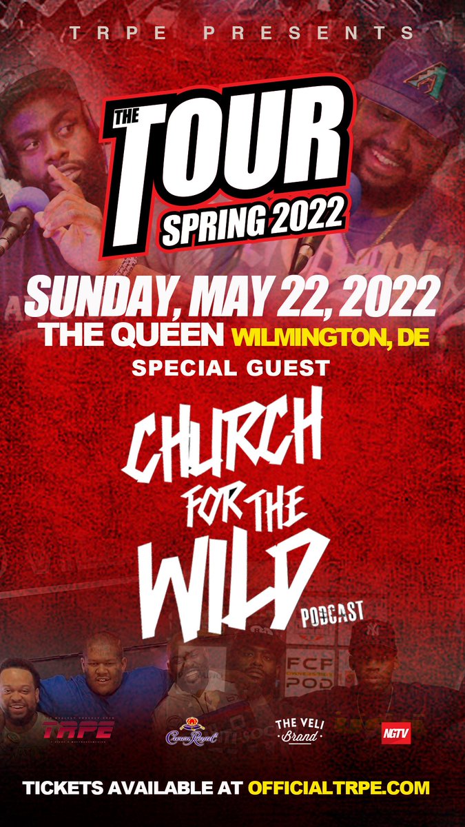 NerdAtCoolTable's tweet photo. . @OfficialTrpe x @CFTWpodcast 

May 22nd | The Queen | Wilmington, De 

Ticket link: https://t.co/mKN1oRkKoC https://t.co/7DoJas2Xzr