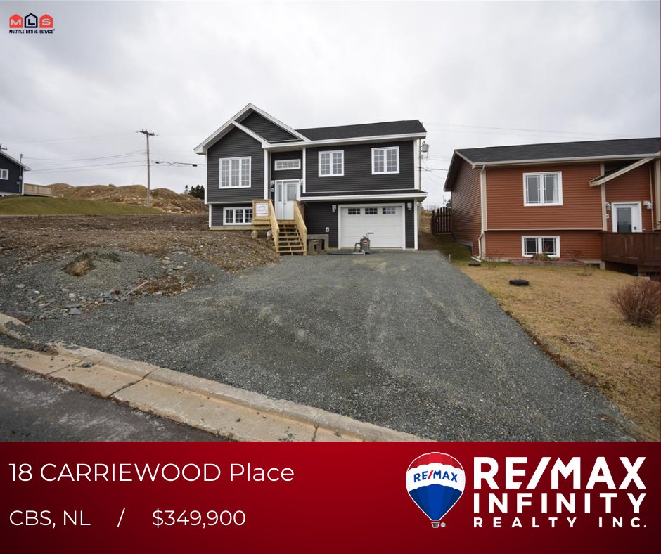 REMAXInfinityNL's tweet photo. 🔹NEW CONSTRUCTION!🔹

18 CARRIEWOOD Pl, CBS, NL
MLS®1241832
🛌3 Bed🛁2 Bath🔨1,963SF
Offered at $349,900
See details🔍https://t.co/k3s5jWJmDq

Call Piercey Realty Group
📱 Craig 709-685-2638
📱 Liam 709-697-9571
🌐https://t.co/9gZAZ2wOCF

#InfinityNL @TownofCBS @REMAXca https://t.co/OTP3d3gZPf
