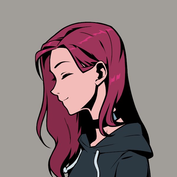 nesaeight's tweet photo. Magenta hair, don’t care 🔥 @AzukiZen https://t.co/b6XHjlb3s3