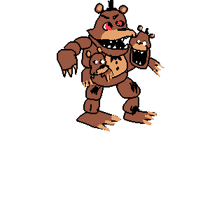 Badly Drawn Enemies on X: 759. adventure nightmare freddy fnaf world   / X