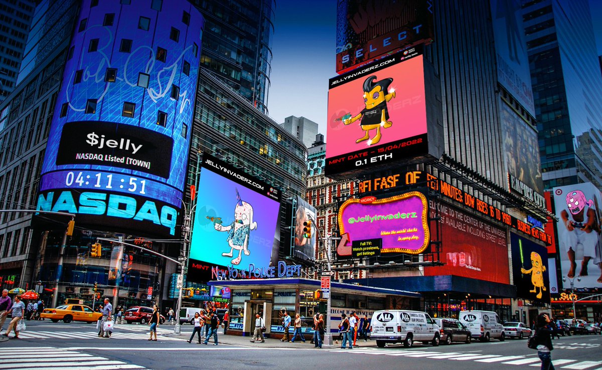 kubla76's tweet photo. @GemsScope @JellyInvaderz are here &amp; there. #Invazion is inevitable. They’re going to spread their positive spirit all over the world. #Ethereum #NFT https://t.co/JlNLN1PL6h