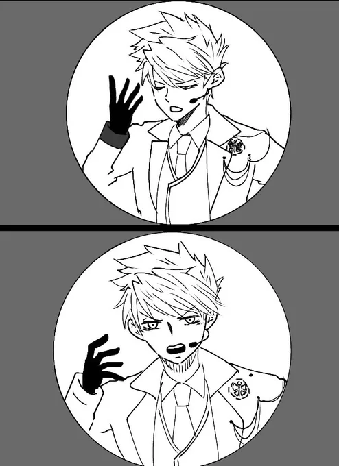 2部衣装ミュ包平くんイラストだけverです 