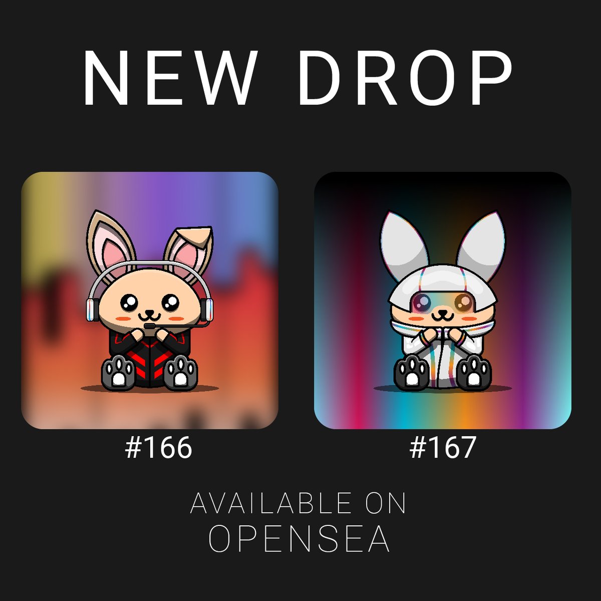 Lzy Rabbit (@lzy_rabbit) on Twitter photo New Drop !
Lzy Rabbit #166 & #167
0.004 ETH
i'm ready to adopt π
<a href="/opensea/">OpenSea</a> link
opensea.io/collection/lzyβ¦
#NFT #NFTs #NFTCommunity #NFTCollector #NFTDrop #NFTGiveaway #nftartist #opensea #airnft #davincigallery #cryptocurrency #follow #Metaverse #lzyrabbit New Drop !
Lzy Rabbit #166 & #167
0.004 ETH
i'm ready to adopt π
<a href="/opensea/">OpenSea</a> link
opensea.io/collection/lzyβ¦
#NFT #NFTs #NFTCommunity #NFTCollector #NFTDrop #NFTGiveaway #nftartist #opensea #airnft #davincigallery #cryptocurrency #follow #Metaverse #lzyrabbit