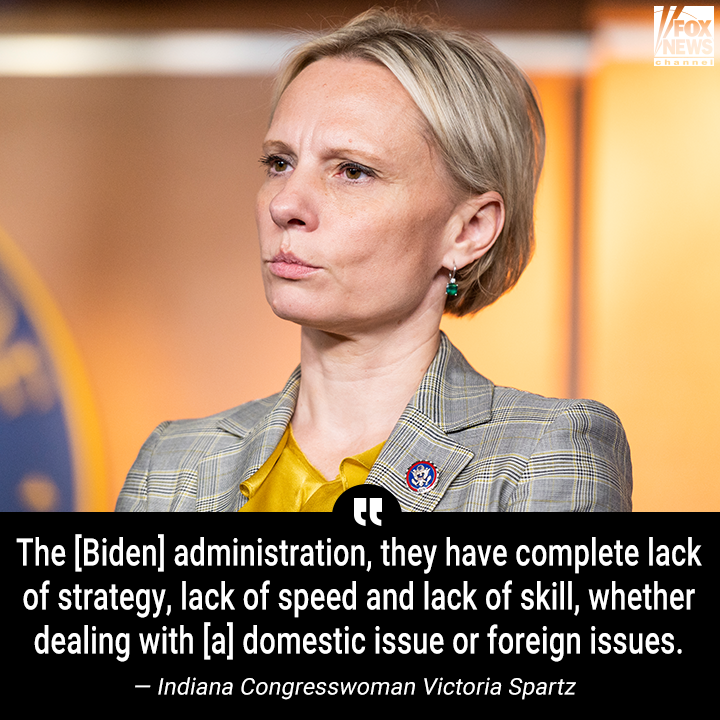 FoxNews's tweet photo. ‘CREATING MORE PROBLEMS’: Ukrainian-born congresswoman Victoria Spartz says the actions of the Biden administration throughout the Russian invasion are contributing to previous failures and ultimately hurting the American people. https://t.co/2jsr0hWH47 https://t.co/eCWoXZGASC
