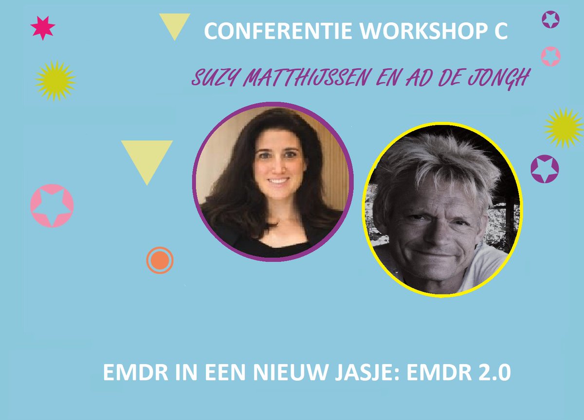Ad de Jongh en Suzy Matthijssen houden een workshop over EMDR 2.0 op zaterdag 9 april. 
Lees meer op:
linkedin.com/feed/update/ur…