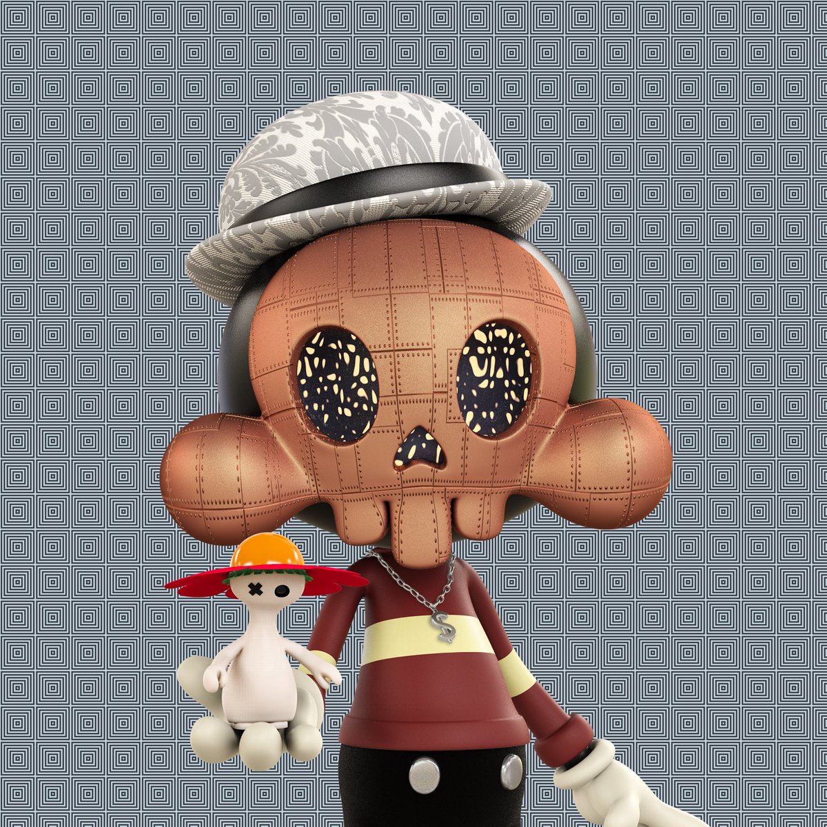 SkulltoonsNFT's tweet photo. Clean art… No Gimmicks #SKULLTOONS #NFTART @teodoru https://t.co/1t8N9HlH69