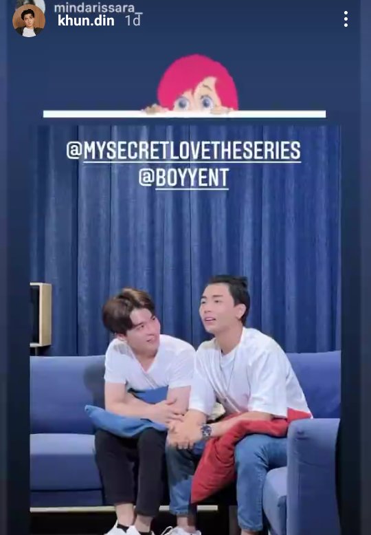 LLa1229's tweet photo. Khun.din IGs
#khundin #fluk #boyyent
#MySecretAdmirerTheSeries
#SunKimhan https://t.co/HGotWyvdzN