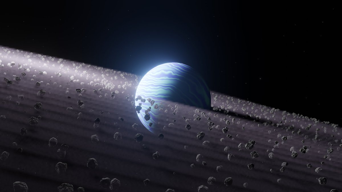 keegan_bacon's tweet photo. Procedural planet made with blender #b3d #blender #3D #planet #procedural https://t.co/btoP67HqNU
