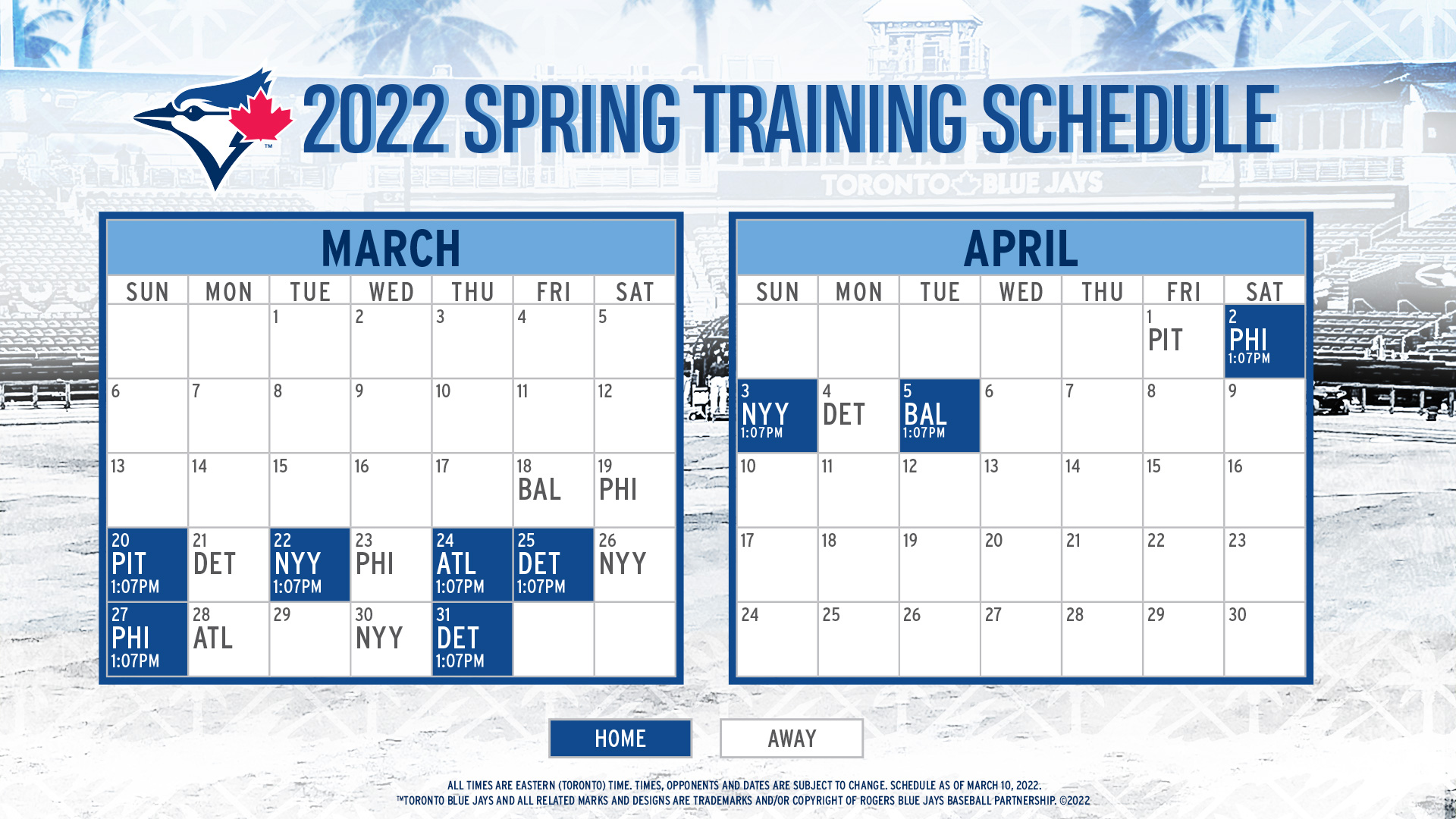 spring training 2022