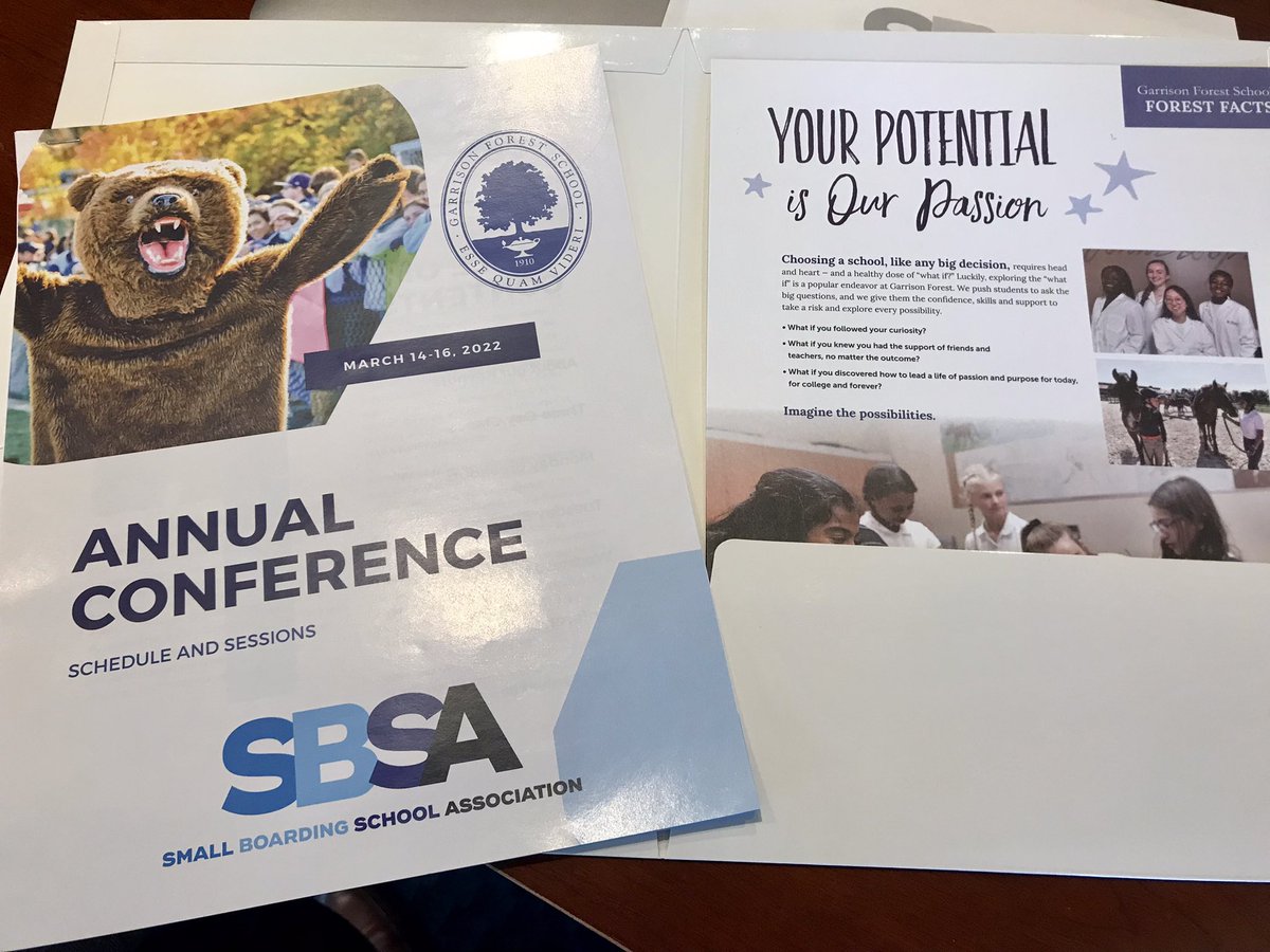 WestoverApply's tweet photo. David Tuttle, Director of Enrollment is really excited to be at #SBSA2022 Board of Directors meetings @GarrisonForest and to be presenting at the conference this week. https://t.co/z7f14fxTY2