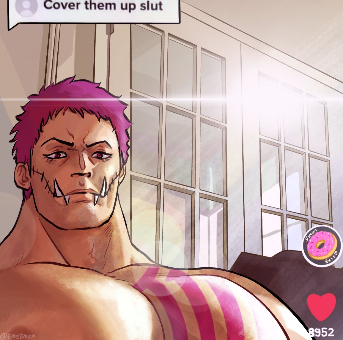zmetmar's tweet photo. I did it too ~
#onepiece #katakuri https://t.co/1Ygzp8lRpM