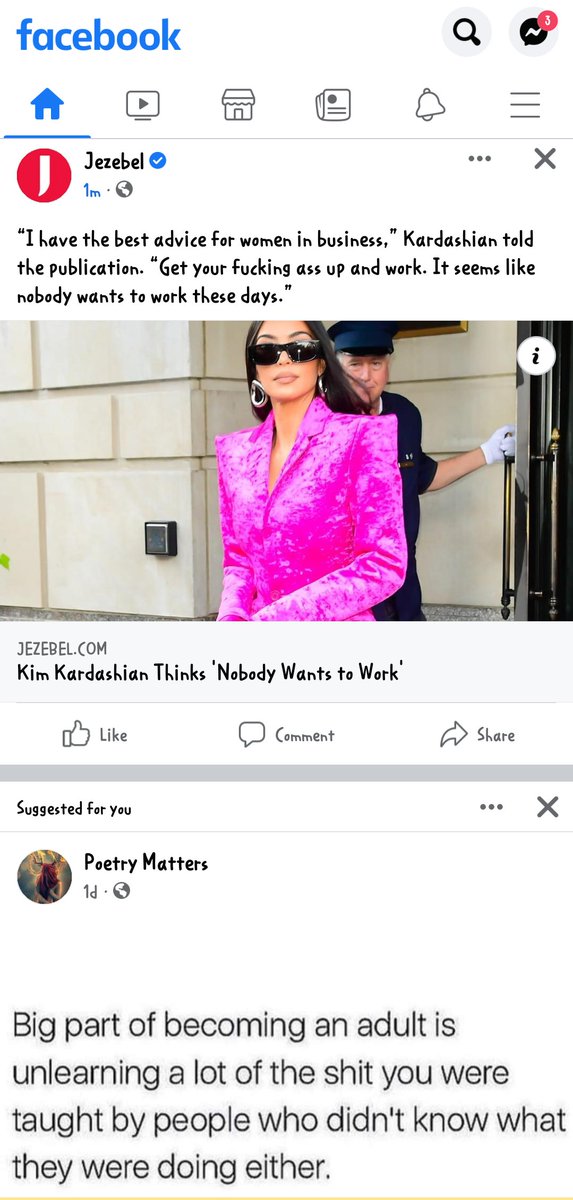 JamieBrogie's tweet photo. @KimKardashian - Facebook had good advice for me after reading this headline. https://t.co/Po1YtzdSAs