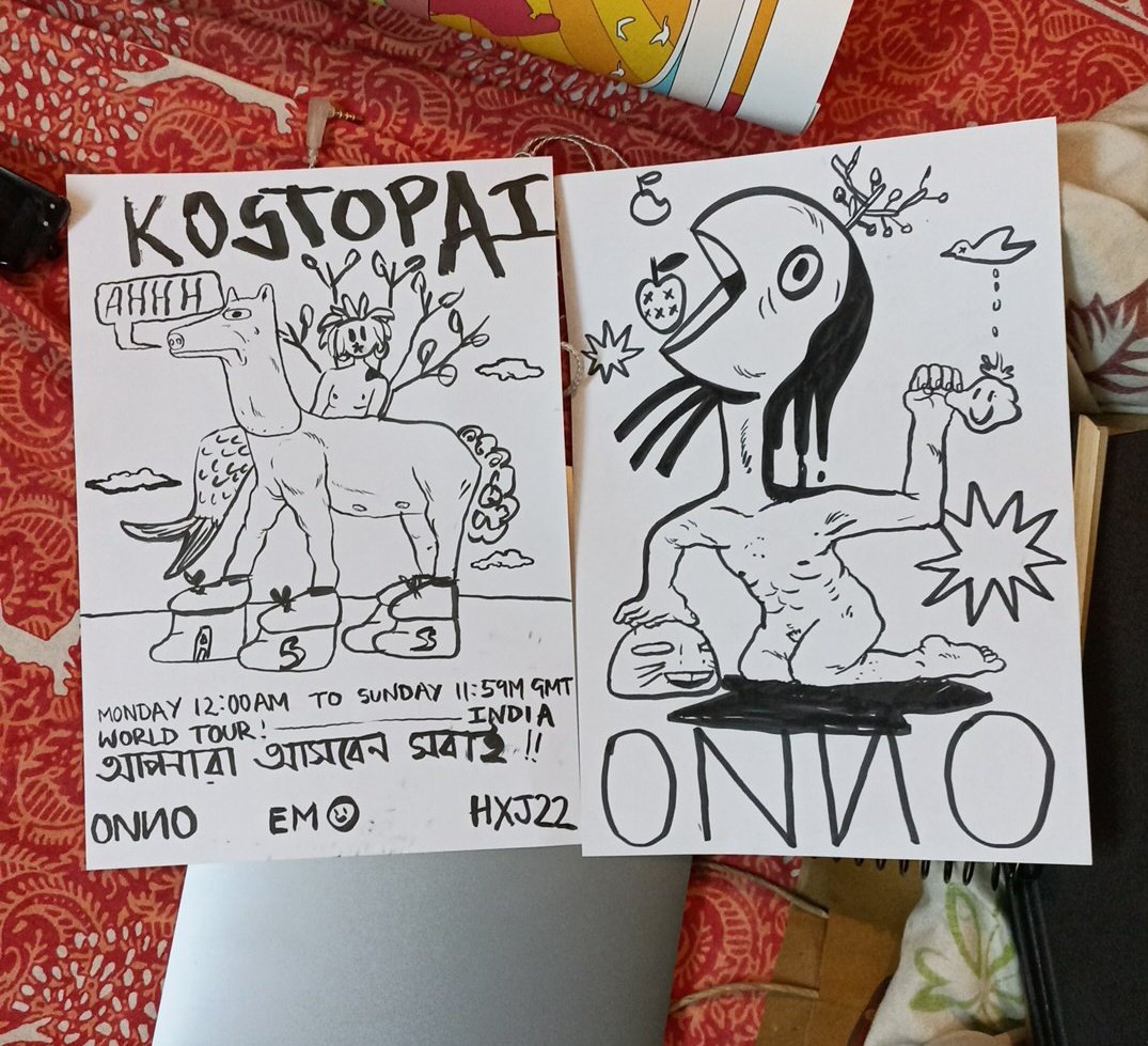 headonstick_'s tweet image. 15 minute poster jam with @acidicobject ✨