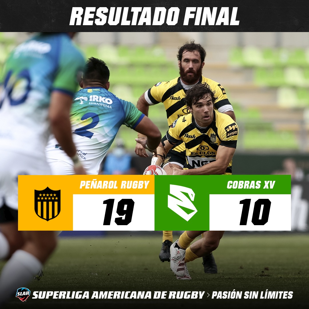SuperRugbyAM's tweet photo. ¡Triunfo de @CAP__Rugby  !  🚧

El carbonero supero superó 19-10 a @cobrasbrasilxv 🔝

#SLAR2022
#PasiónSinLímites https://t.co/i0bxxVo2re