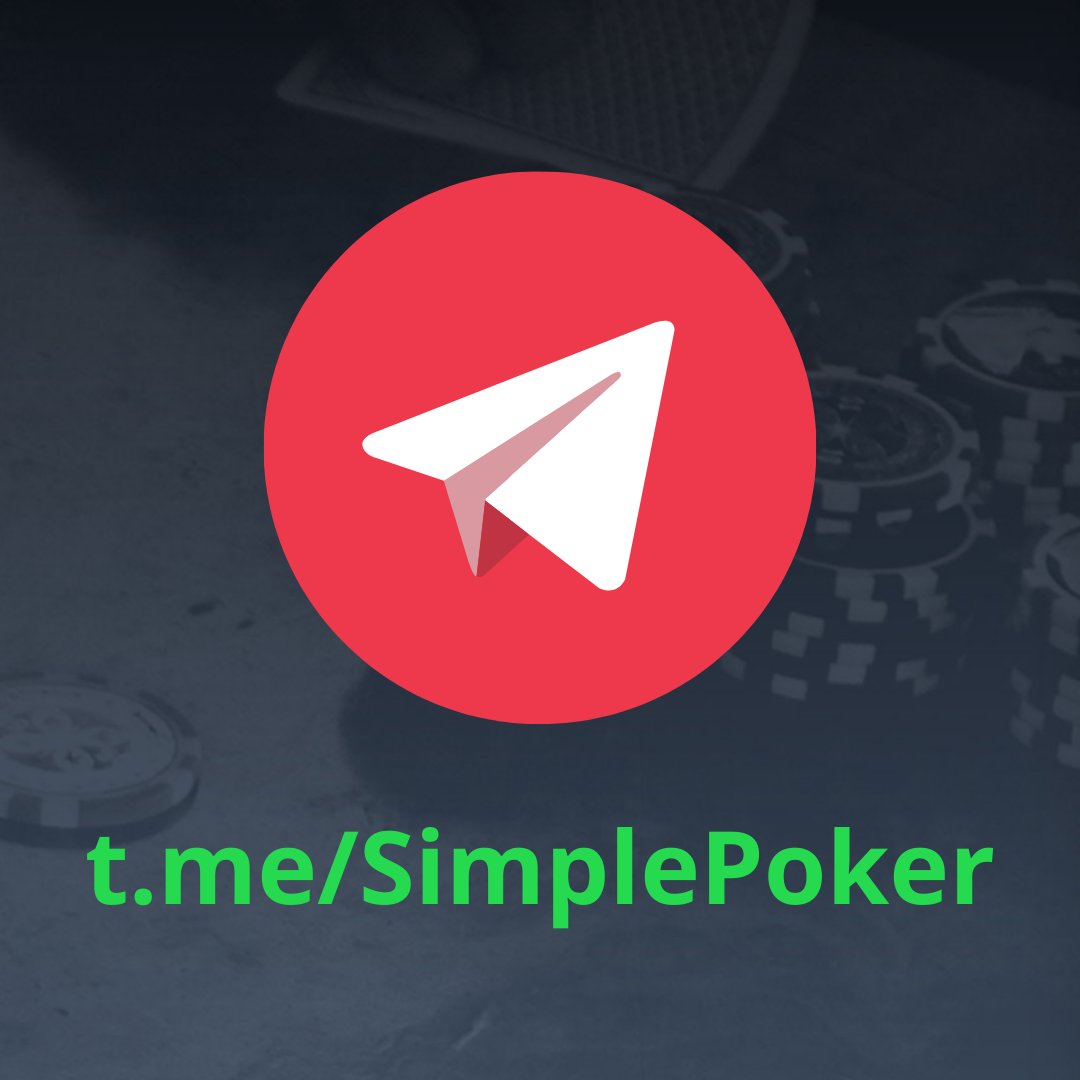 Simplepostflop's tweet photo. We remind that you can subscribe to the latest News📰 and Updates🚀in our Telegram Channel: https://t.co/Akz7fO38b1 #simplepoker #telegram https://t.co/ynsl5Jjsyx
