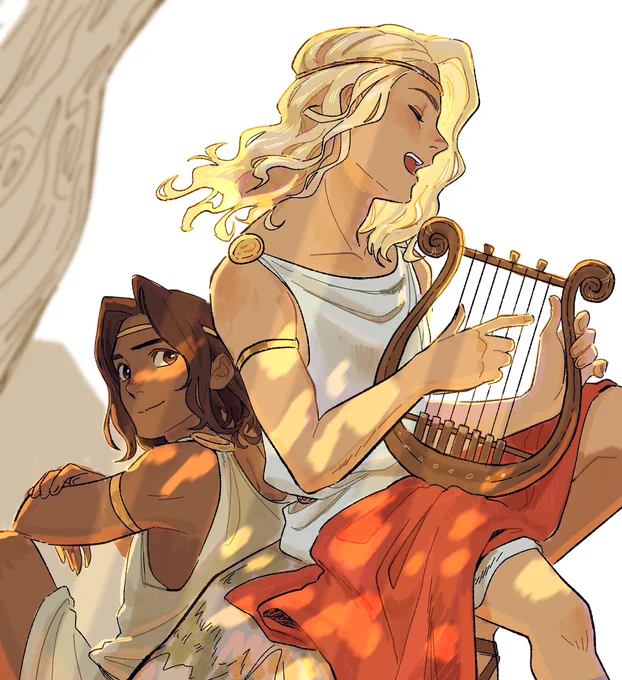 Young Achilles and Patroclus

Inspired by "The Song of Achilles"😭 