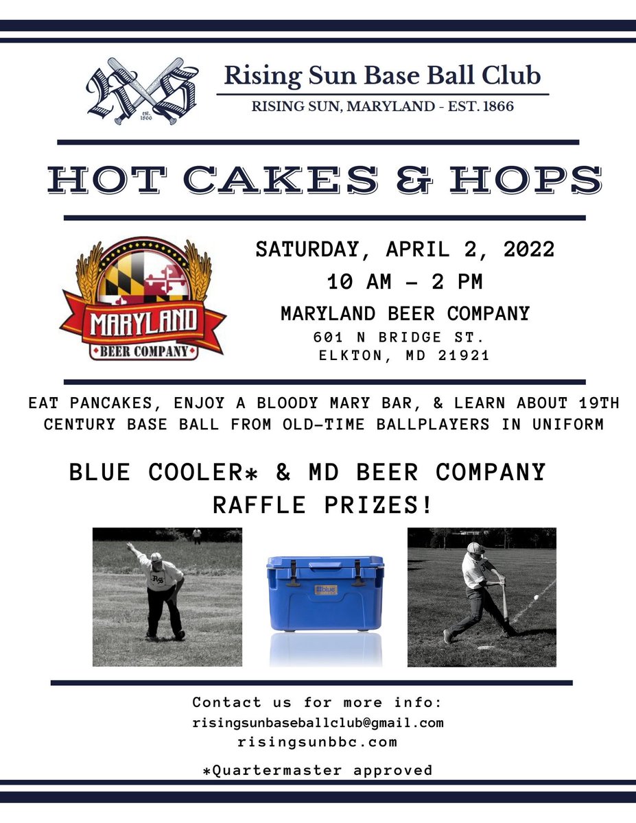 RisingSunBBC's tweet photo. Pancakes, Beer, and Bloody’s. What’s not to like? Hope to see you there! https://t.co/hbHihZ4lDx