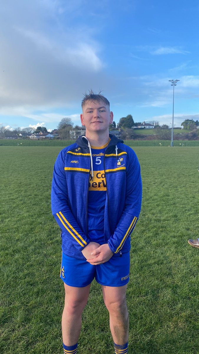 CarrigalineGAA's tweet photo. Junior A Hurling League

Carrigaline  2-16 (22)
Valley Rovers 1-19 (22)
Full time 
Todays man of the match with 1-3 Eoghan Kirwan https://t.co/S6Nlyi7MJh