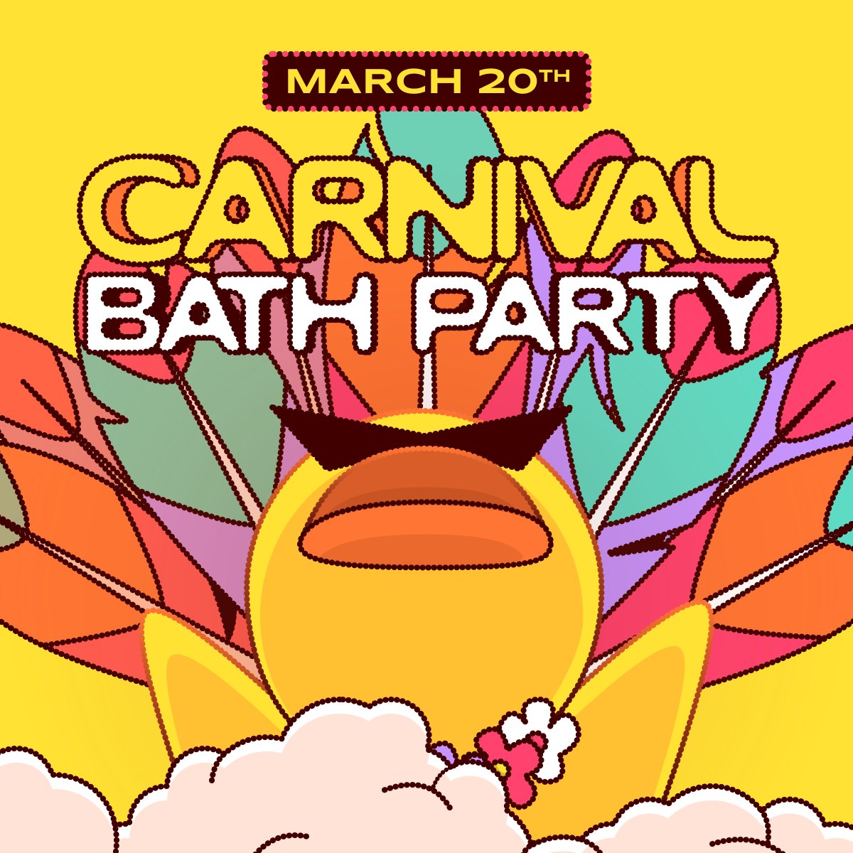 RubberDuckBP's tweet image. Duckie owners, we're excited to invite you to our first-ever bath party: Carnival!

Wen: March 20
Where: duck.art

Get ready for a wild party, because each of the attending ducks will win, lose, or swap a trait. Oh, and one lucky ducky will turn into a rare 1/1! 😊