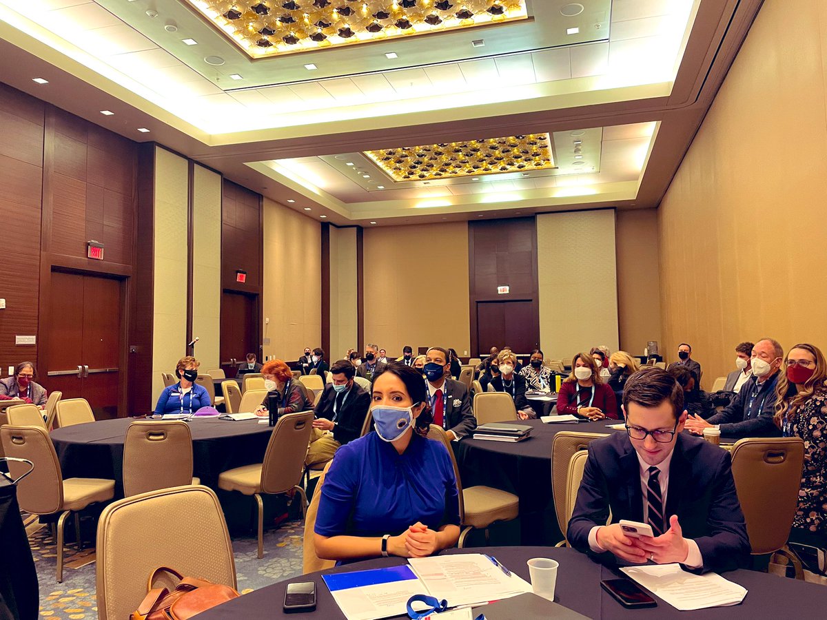 AimeeWitteman's tweet photo. Hi, @leagueofcities, ready to get our federal #intergov panel on?! https://t.co/qiXiakjdh1