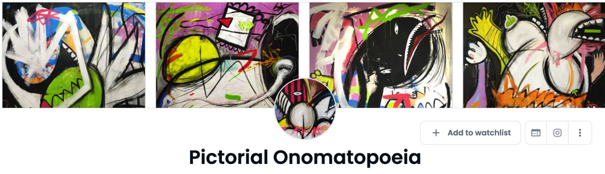 Pictorial Onomatopoeia collection > Now On Opensea 
A mix of explosions, sounds and noise, translated into movement, colors and shapes. Sometimes abstract, sometimes not. A pictorial onomatopoeia.
opensea.io/collection/pic…