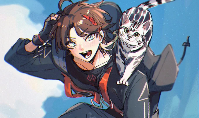 #さ絵ぐさ
#アッキーナの新衣装 &amp; 🐱ちゃん 