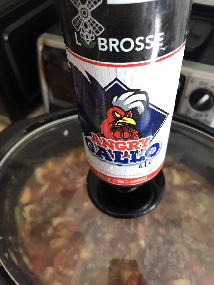 seanrcampbell's tweet photo. #AngryGallo Chili
@MitchyGallo @labrossebrewery @PostGamePints #Sunday https://t.co/JMnKFNNxNh