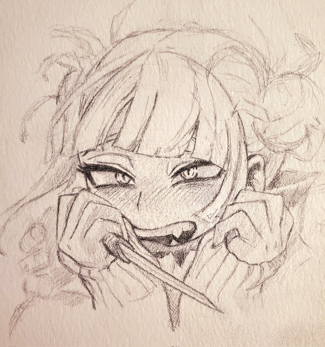 TheJessC0de's tweet photo. She's lost and just wants someone to love 💔 #bnha347 #MHA347  #HimikoToga #AnimeArt #sketch https://t.co/hvVgRSOdvv