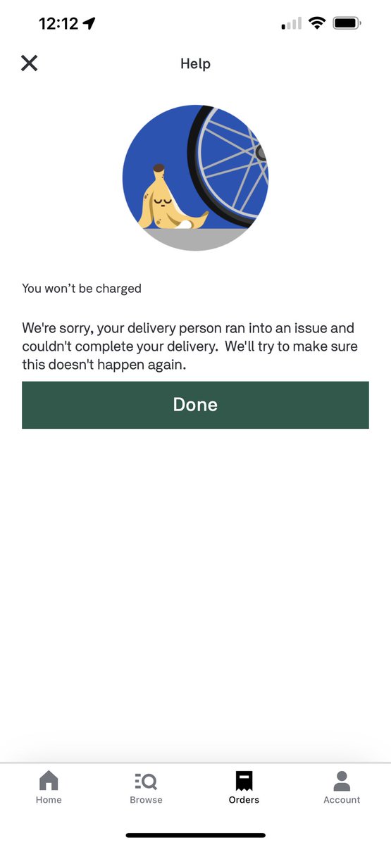 BitterBotwin's tweet photo. @Postmates how is this even an option for the person delivering my food? You shouldn’t be able to just up and cancel a delivery after waiting 40mins for it. https://t.co/GFThgwv8lg