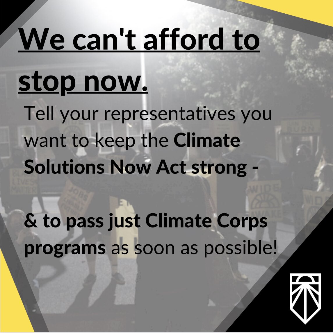SunriseMaryland's tweet photo. As Climate Solutions Now nears a final Senate vote before moving to the House, it is vital that legislators keep these bills strong &amp; pass them as soon as possible.

Take one minute to fill out this form to tell your reps.

https://t.co/nXgFlby7Um

#MDGA22 https://t.co/JEjjkUMtHR