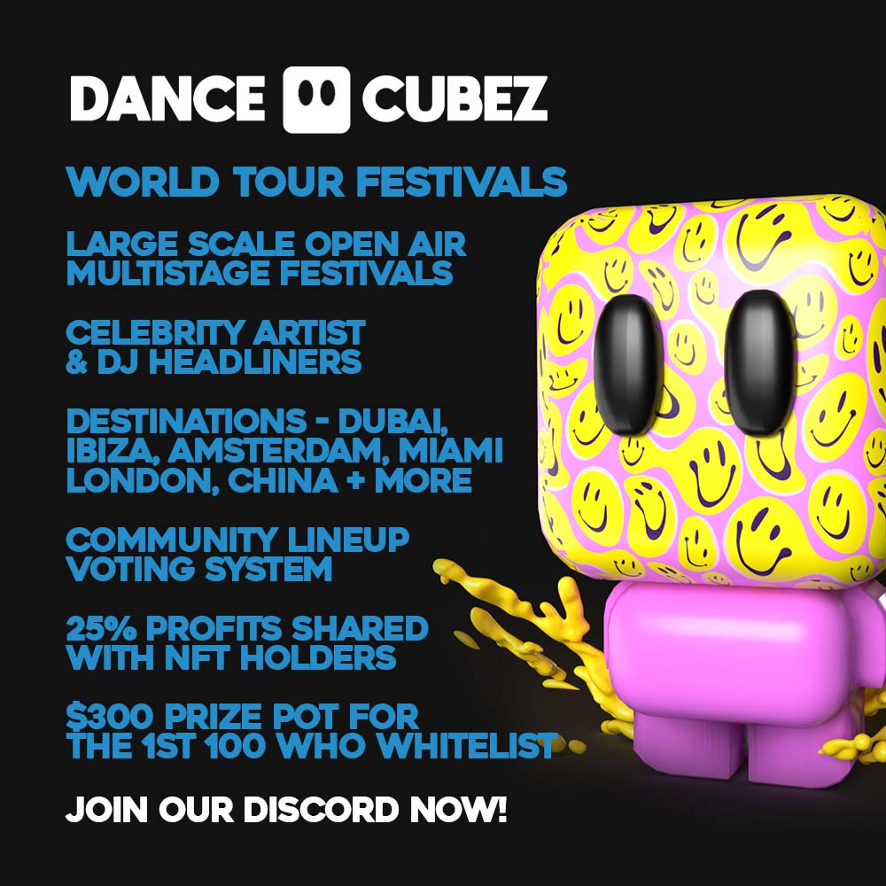 D_Cubez's tweet photo. @Nftverse0 https://t.co/bSbElL7SND

#NFTCollection #NFT #NFTArt #4kNFT #3DNFT #NFTLaunch #NFTHype #NFTWorld #DCubez #PrizePot #WLGiveaway #ProfitShare

#WorldTour #Festivals #MusicFesitival #CommunityVote #Openair #Celebrity #Artists #DJs #Dubai #Amsterdam
#Ibiza #Miami #London #China https://t.co/2R2hKX6Gff
