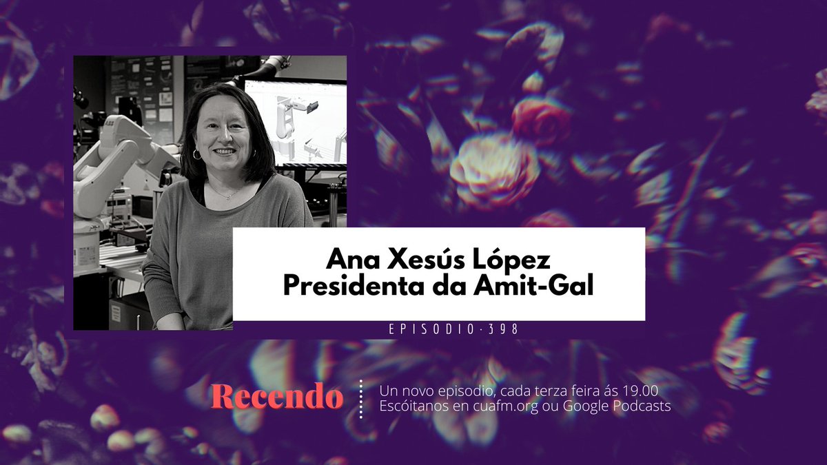 RecendoACAB's tweet photo. Mañá estará connosco no programa  Ana Xesús López, presidenta da @AmitGalicia.

🕖 Ás 19.00 CET en @CuacFM 
📻 Escoita en https://t.co/5IHcGKWLMr
🎯 O podcast (5 min. despois) en: https://t.co/LET6C6FpzW

#RecendoACAB @ACBoveda https://t.co/BsUST1dNwM