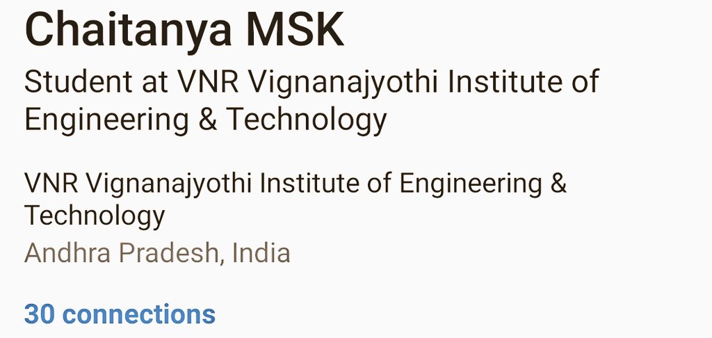 MSKChaitanya2's tweet photo. I think I have not yet started showing interest on making my career and I realise this whenever I see my unbuilt LinkedIn profile 😌

(My headline says I'm a student.. while it's my 5th year in this corporate world 😅) https://t.co/ztmM0Dzp3N