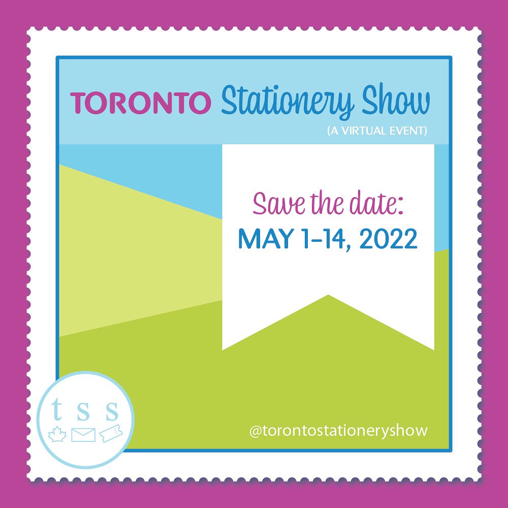 Mark your calendars! 🗓 The next virtual TSS will take place between May 1-14 this spring! 💌 Applications are now open 🤗 #torontostationeryshow
➡️ torontostationeryshow.com
