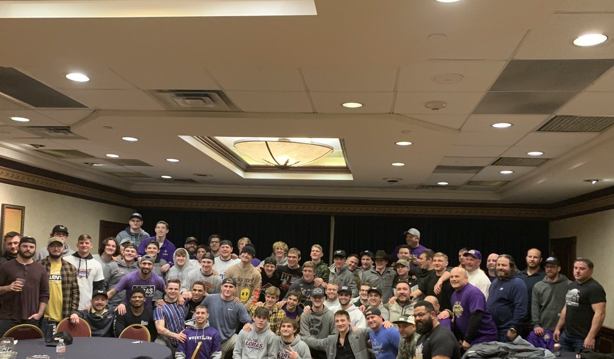 DuhawkWrestling's tweet photo. Family 💜 https://t.co/V7eXEcSB4c