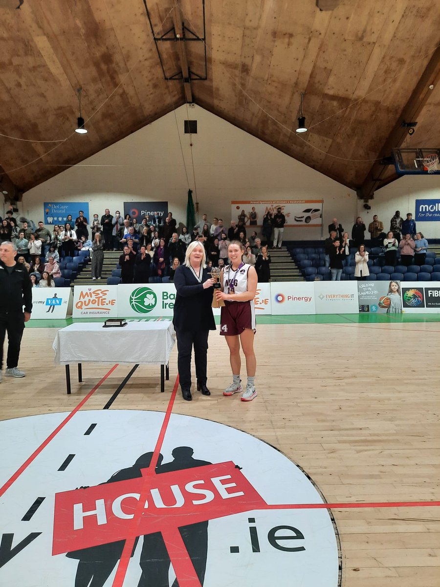 BballIrl's tweet photo. Your @missquoteie Division 1 champions @MysticsNuig 🎉

They were 76-57 winners over @ulsterunibball 👏

Top scorers:
Ulster University - Lexi Possett 15
Alex Mulligan 11, Abigail Rafferty 11

NUIG Mystics - Hazel Finn 15, Sara Messler 11, Courtney Cecere 10
Kara McCleane 10 https://t.co/6eUV9eiIIp