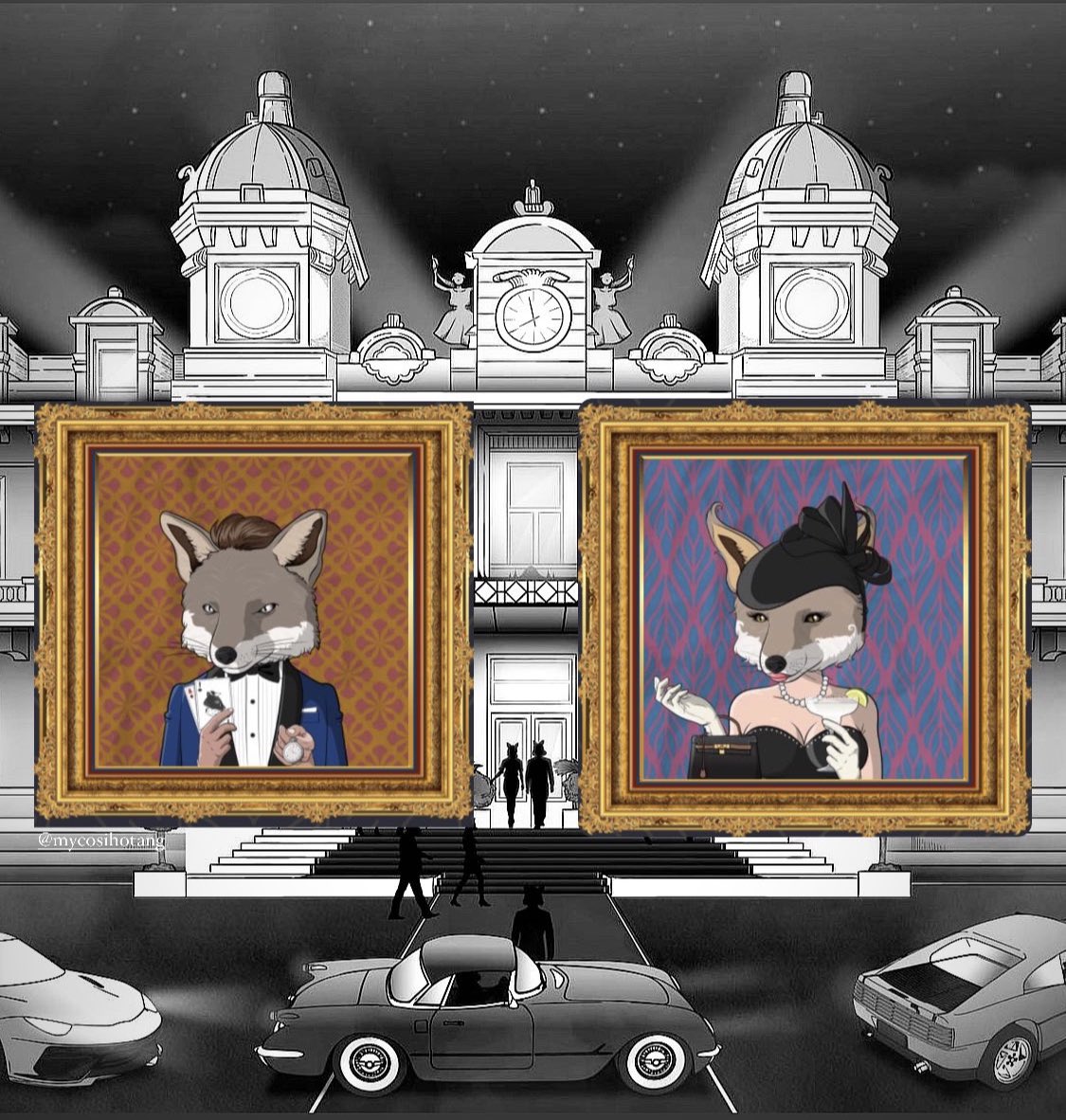 Got me build-a-fox revealed today to party up in the glams gatsby <a href="/RoyalFoxChamber/">ROYAL FOX CHAMBER | PUBLIC SALE IS LIVE NOW</a> style! 🔥🤩