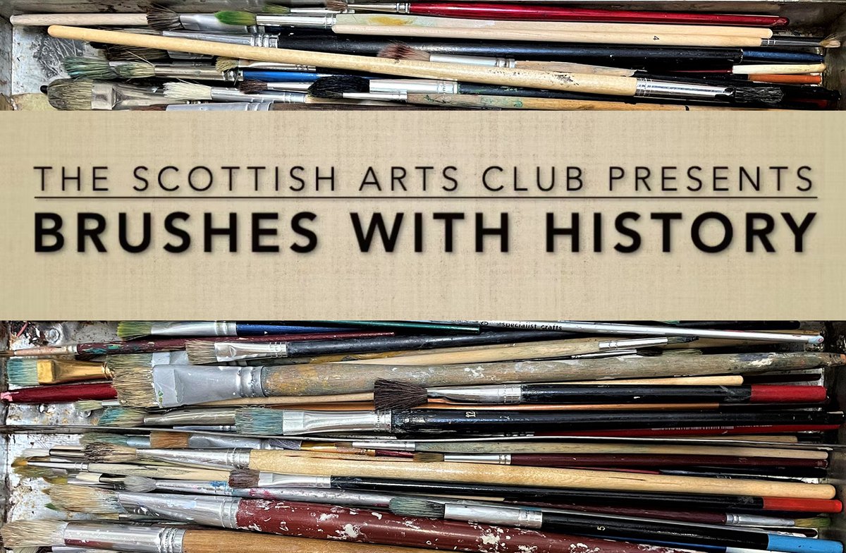 👉 Big day tomorrow! 👈
The launch of an art project and campaign that will mark the Scottish Arts Club celebrating 150 years this year. Stay tuned to find out more - and how you can take part. Make sure to follow #brusheswithhistory for updates.